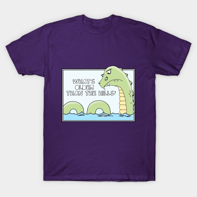 Big Blue the sea monster T-Shirt by liinamalviina